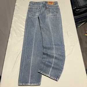 Levis 505 Jeans Mens 31x30 Blue Medium Wash Regular Fit Straight Leg 90s Vintage